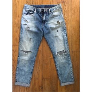 Denim & Supply RL Distressed Boyfriend Jeans